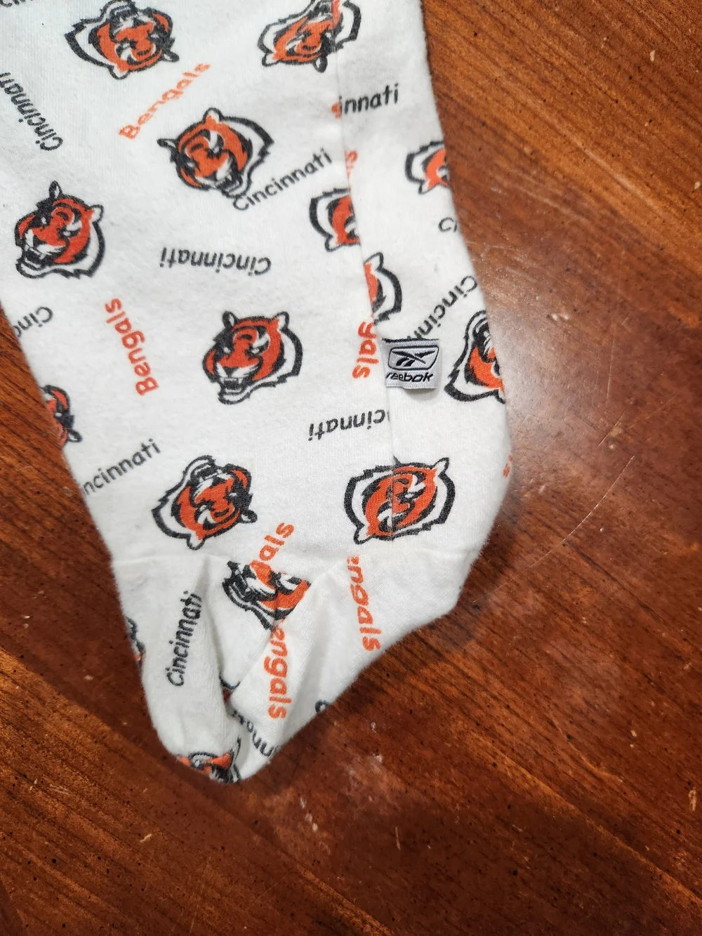Vintage Reebok Cincinnati Bengals Babies Onesie Size 18 Months